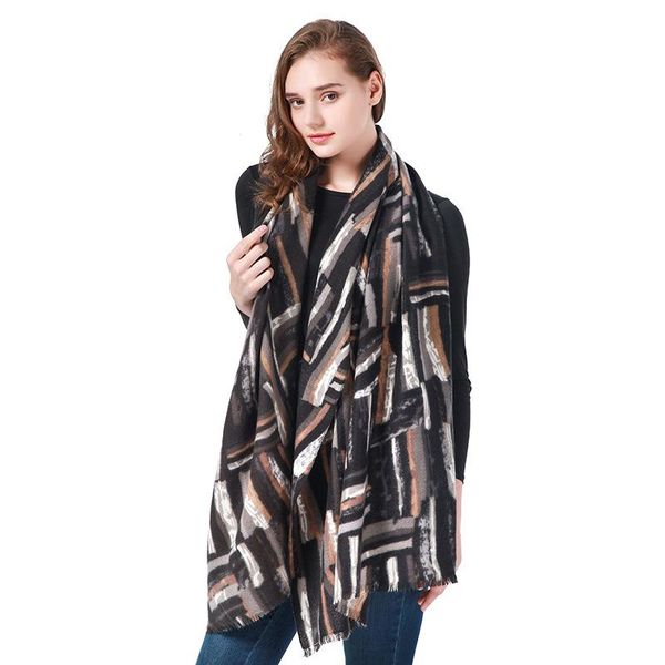 scarves autumn and winter high-grade women's scarf manufacturers spot imitation cashmere shawl 70*180cm, Blue;gray
scarves autumn and winter high-grade women's scarf manufacturers spot imitation cashmere shawl 70*180cm, Blue;gray