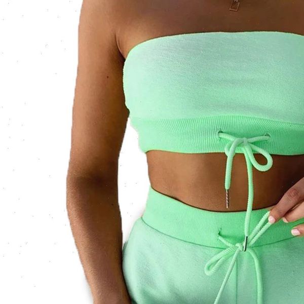 summer women two piece outfits solid color drawstrings wrapped chest short crop shorts seaside sport outwear ladies set, Gray
summer women two piece outfits solid color drawstrings wrapped chest short crop shorts seaside sport outwear ladies set, Gray