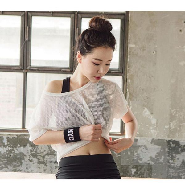 yoga outfits women sports loose short-sleeved gauze hollow running fitness slim-fit jacket shirt ropa de mujer, White;red
yoga outfits women sports loose short-sleeved gauze hollow running fitness slim-fit jacket shirt ropa de mujer, White;red