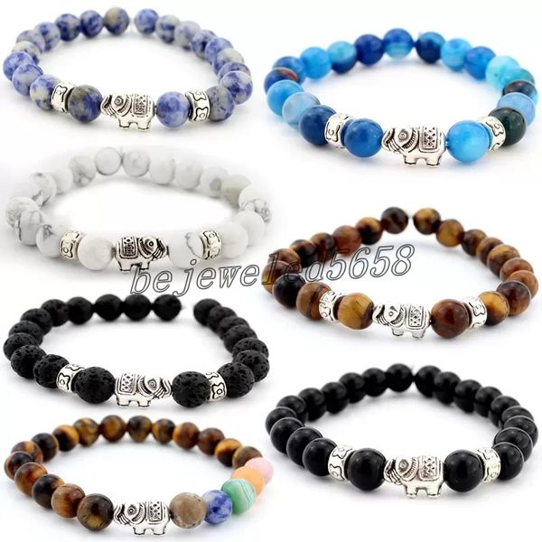 elephant gift natural stone bracelet strands bangle for women men yoga beads fashion jewelry charm elastic bracelets, Black
elephant gift natural stone bracelet strands bangle for women men yoga beads fashion jewelry charm elastic bracelets, Black