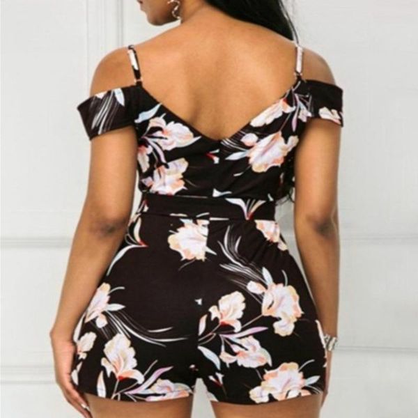 women's jumpsuits & rompers cap sleeve women jumpsuit floral print off shoulder deep v neck one piece summer beach short pants high wai, Black;white
women's jumpsuits & rompers cap sleeve women jumpsuit floral print off shoulder deep v neck one piece summer beach short pants high wai, Black;white