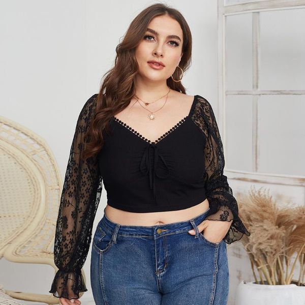 women's blouses & shirts blouse mesh embroidery printing long sleeve v-neck lace up chest shirt plus size for female, White
women's blouses & shirts blouse mesh embroidery printing long sleeve v-neck lace up chest shirt plus size for female, White