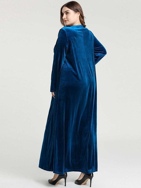 winter dress of velvet flower embroidered sleeve muslim neck swing maxi women's dresses size ta9241 zarr, Black;gray
winter dress of velvet flower embroidered sleeve muslim neck swing maxi women's dresses size ta9241 zarr, Black;gray