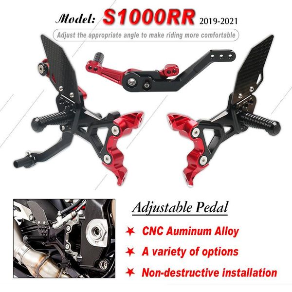 for s1000rr s1000 rr 2021-2021 2021 motorcycle cnc aluminum adjustable rearset rear set footrest foot pegs pedals
for s1000rr s1000 rr 2021-2021 2021 motorcycle cnc aluminum adjustable rearset rear set footrest foot pegs pedals
