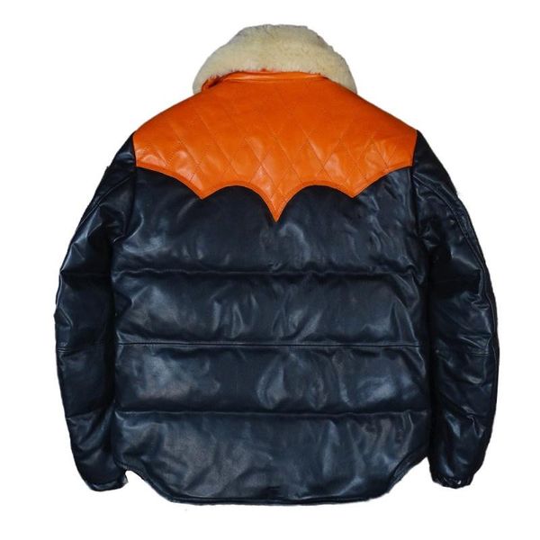 men's leather & faux 2021 black casual style genuine down jacket wool collar plus size 4xl natural cowhide winter thick warm splicing c
men's leather & faux 2021 black casual style genuine down jacket wool collar plus size 4xl natural cowhide winter thick warm splicing c