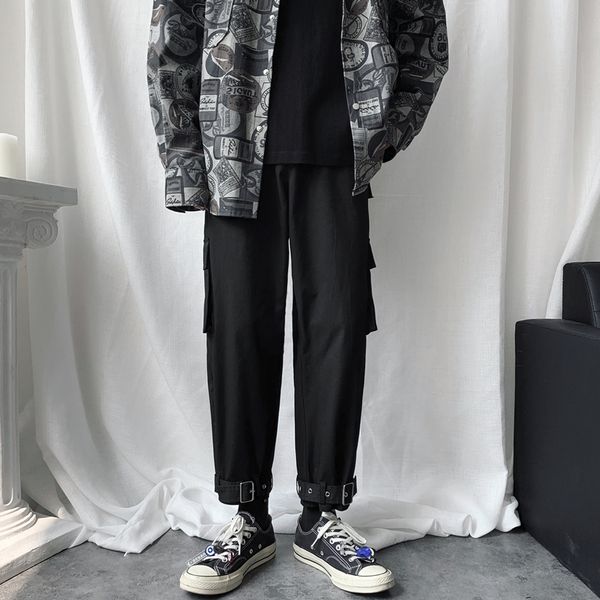 2021 new men's loose high-quality trousers active elastic hip hop sweatpants cotton casual black/kahaki color cargo pants m-2xl w6pv
2021 new men's loose high-quality trousers active elastic hip hop sweatpants cotton casual black/kahaki color cargo pants m-2xl w6pv