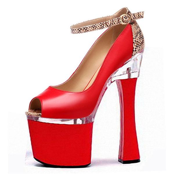 dress shoes fashion in europe and the united states fish mouth low help waterproof table nightclub 20cm high heels, Black
dress shoes fashion in europe and the united states fish mouth low help waterproof table nightclub 20cm high heels, Black