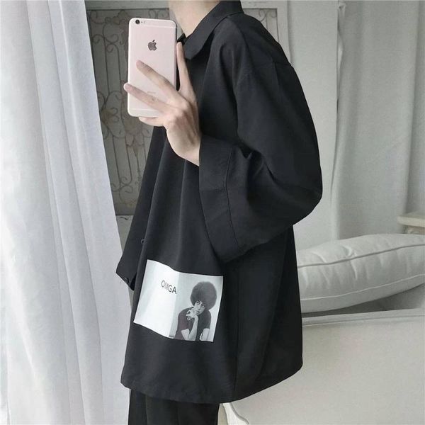 mens casual long sleeved men button shirt solid slim fit male print men's dress shirts outwear spring autumn black shirt males, White;black
mens casual long sleeved men button shirt solid slim fit male print men's dress shirts outwear spring autumn black shirt males, White;black