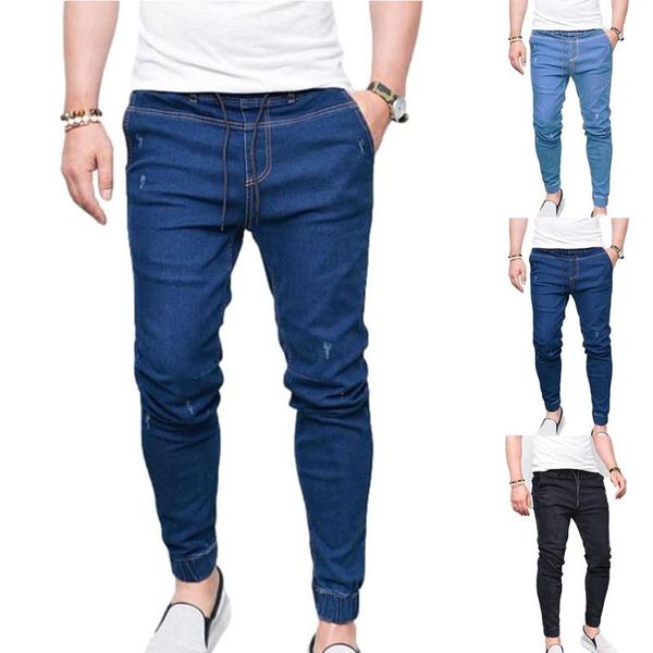 men's jeans skinny denim pants men plus size slim fit long casual male fitness trousers, Blue
men's jeans skinny denim pants men plus size slim fit long casual male fitness trousers, Blue