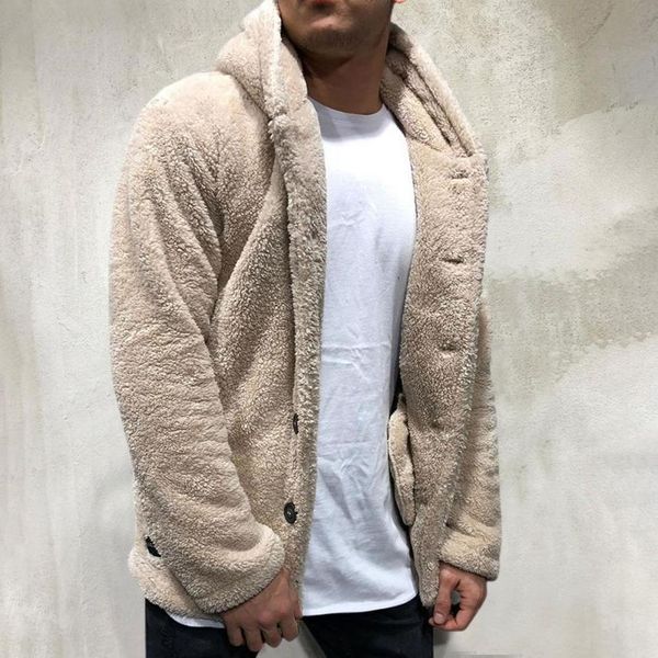 men's long sved hoodie, thick coat, plush buttons, polar lining, 40%, Black;brown
men's long sved hoodie, thick coat, plush buttons, polar lining, 40%, Black;brown