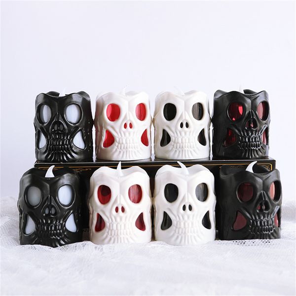 costume accessories halloween decoration skull head light colorful gradient led candle skull lamp party horror scene props, Silver
costume accessories halloween decoration skull head light colorful gradient led candle skull lamp party horror scene props, Silver