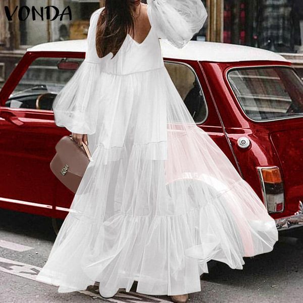 vonda women black dress 2021 autumn v-neck lantern long sleeve high waist maxi party dresses white long vestido plus size, Black;gray
vonda women black dress 2021 autumn v-neck lantern long sleeve high waist maxi party dresses white long vestido plus size, Black;gray