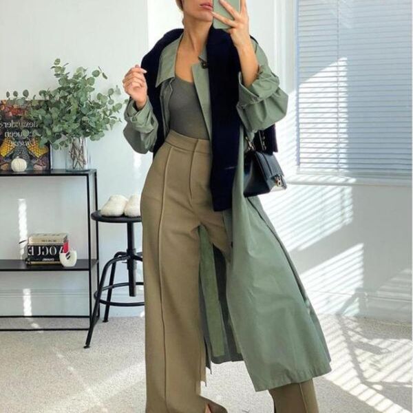 women's trench coats holiwind 2021 loose oversized x-long women's coat single-breasted lady cloak windbreaker spring fall outerwear, Tan;black
women's trench coats holiwind 2021 loose oversized x-long women's coat single-breasted lady cloak windbreaker spring fall outerwear, Tan;black