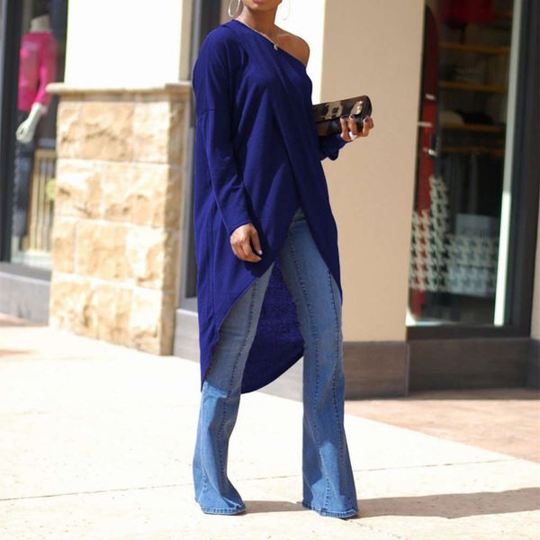 autumn and winter new long sleeve irregular off shoulder dress, Black;gray
autumn and winter new long sleeve irregular off shoulder dress, Black;gray