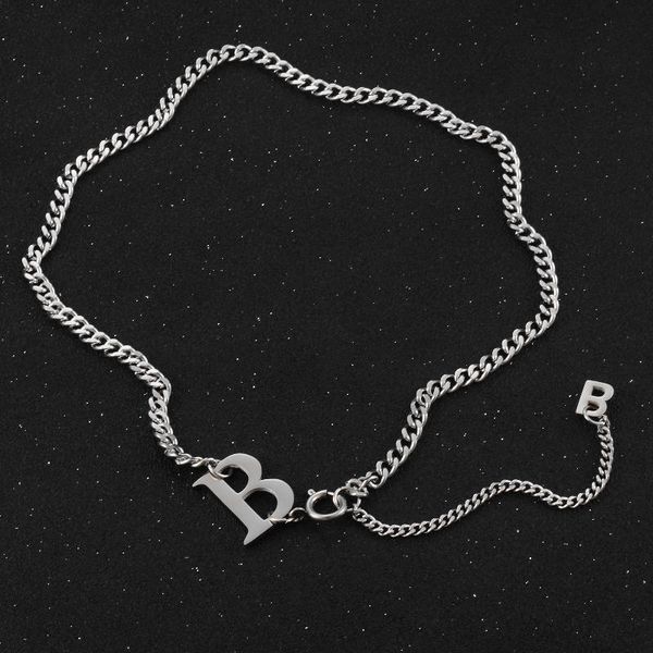 chokers fashion trend personality b letter stainless steel necklace short clavicle chain 5mm35cm+8cm, Golden;silver
chokers fashion trend personality b letter stainless steel necklace short clavicle chain 5mm35cm+8cm, Golden;silver