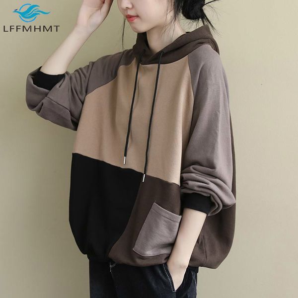 2021 new women spring high sleeve drawstring hooded sweatshirt office lady vintage contrast color patchwork oversized casual oi80, Black
2021 new women spring high sleeve drawstring hooded sweatshirt office lady vintage contrast color patchwork oversized casual oi80, Black