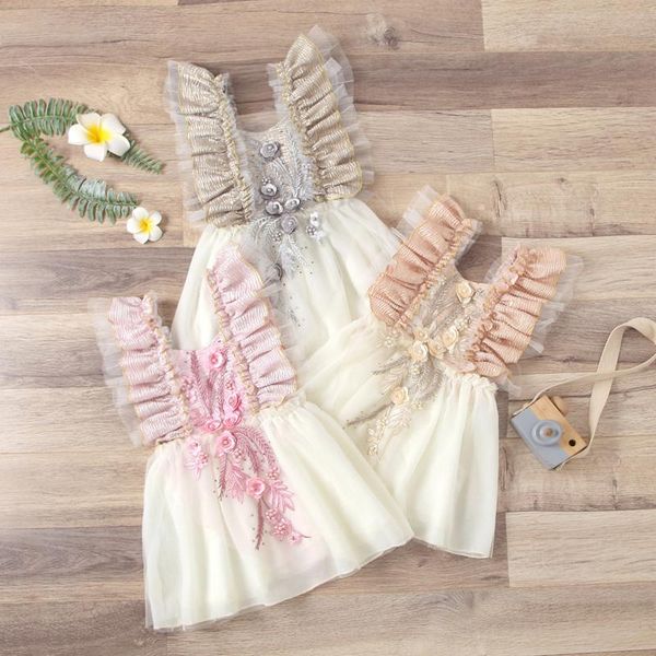 girl's dresses summer girls dress toddler infant baby ruffle embroider bead patchwork tulle princess girl clothes vestidos, Red;yellow
girl's dresses summer girls dress toddler infant baby ruffle embroider bead patchwork tulle princess girl clothes vestidos, Red;yellow