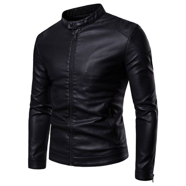 men jackets new arrival solid color atand collar plus-size slim jacket coat men, Black;brown
men jackets new arrival solid color atand collar plus-size slim jacket coat men, Black;brown
