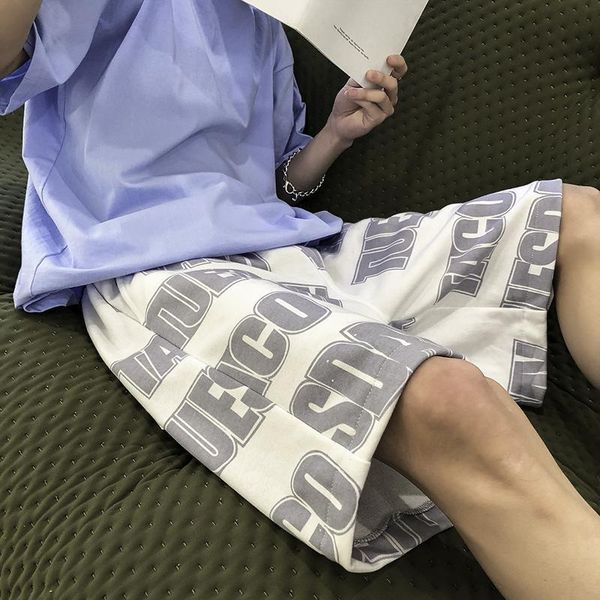 men's shorts five-point sports trend loose korean version of the summer was thin high street hip-hop beach pants harajuku, White;black
men's shorts five-point sports trend loose korean version of the summer was thin high street hip-hop beach pants harajuku, White;black