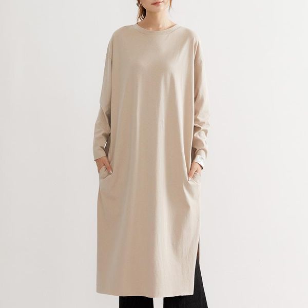 ethnic clothing women dresses autumn 2021 long sleeve round neck solid split loose dress ladies maxi female korean style fashion, Red
ethnic clothing women dresses autumn 2021 long sleeve round neck solid split loose dress ladies maxi female korean style fashion, Red