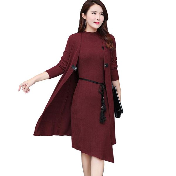 casual dresses spring autumn women dress fashion turtleneck long sleeve slim party plus size elegant female knitting vestidos, Black;gray
casual dresses spring autumn women dress fashion turtleneck long sleeve slim party plus size elegant female knitting vestidos, Black;gray
