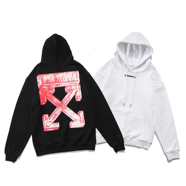 style white fashion brand off long sleeve pullover sweater for men women in autumn winter hooded loose thin coat, Black
style white fashion brand off long sleeve pullover sweater for men women in autumn winter hooded loose thin coat, Black