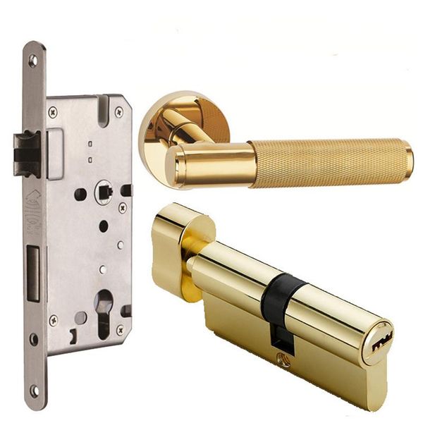 handles & pulls solid brass knurled handle lock gold lever interior door mute set exquisite split bedroom knob us-style
handles & pulls solid brass knurled handle lock gold lever interior door mute set exquisite split bedroom knob us-style