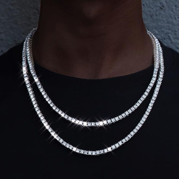 chains 2021 fashion 1 row rhinestone men's hip hop necklace rap singer tennis chain shiny women's, Silver
chains 2021 fashion 1 row rhinestone men's hip hop necklace rap singer tennis chain shiny women's, Silver