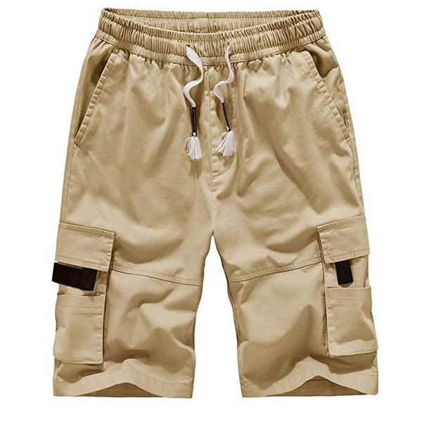 men's shorts 2021 summer baggy multi pocket military cargo male cotton khaki mens tactical elastic waist short pants, White;black
men's shorts 2021 summer baggy multi pocket military cargo male cotton khaki mens tactical elastic waist short pants, White;black
