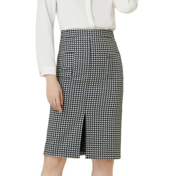 women's skirt autumn winter 2021 new fashion temperament slim show thin buttock high waist thousand bird lattice spring summer, Black
women's skirt autumn winter 2021 new fashion temperament slim show thin buttock high waist thousand bird lattice spring summer, Black