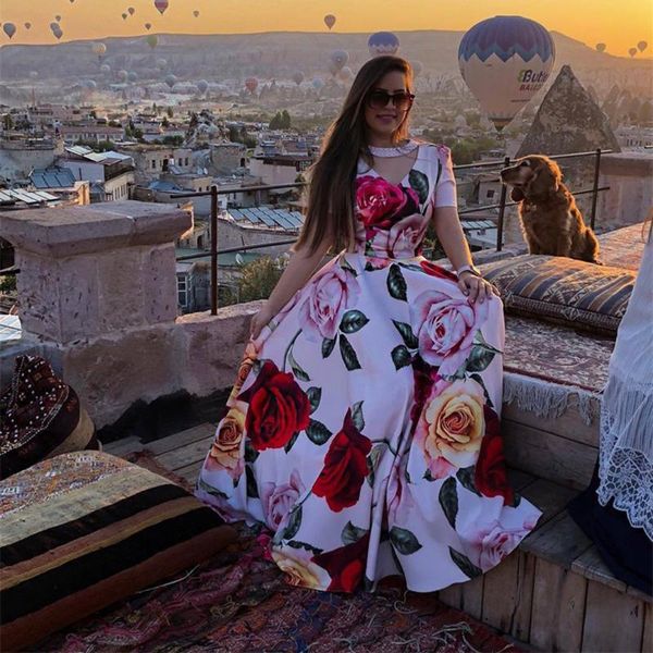 ethnic clothing mandylandy spring and summer short sleeve fashion floral print slim dress women's o-neck hollow out high waist, Red
ethnic clothing mandylandy spring and summer short sleeve fashion floral print slim dress women's o-neck hollow out high waist, Red