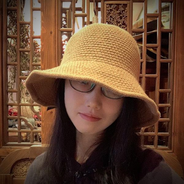johnature 2021 autumn winter new knitting hats casual korean 2 colors women vintage all-match bow female fisherman's hats, Blue;gray
johnature 2021 autumn winter new knitting hats casual korean 2 colors women vintage all-match bow female fisherman's hats, Blue;gray