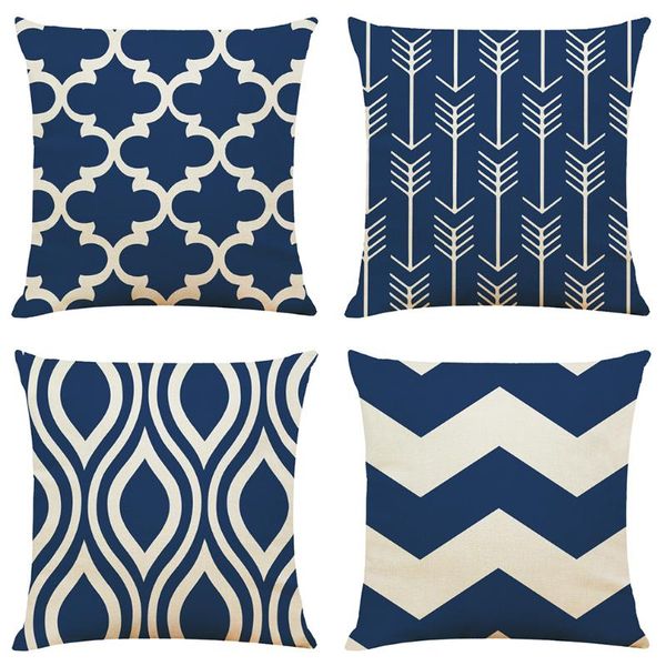 cushion/decorative pillow navy geometric cushion cover hoga 45x45cm decorative funda cojines housse de coussin nordic home decoration for ca
cushion/decorative pillow navy geometric cushion cover hoga 45x45cm decorative funda cojines housse de coussin nordic home decoration for ca