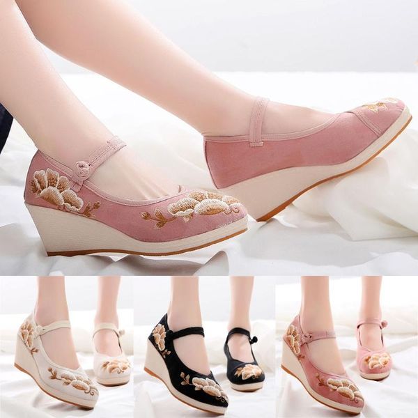 dress shoes jaycosin 2021 women's wedges shallow embroidered national wind single elegant may31 p35, Black
dress shoes jaycosin 2021 women's wedges shallow embroidered national wind single elegant may31 p35, Black