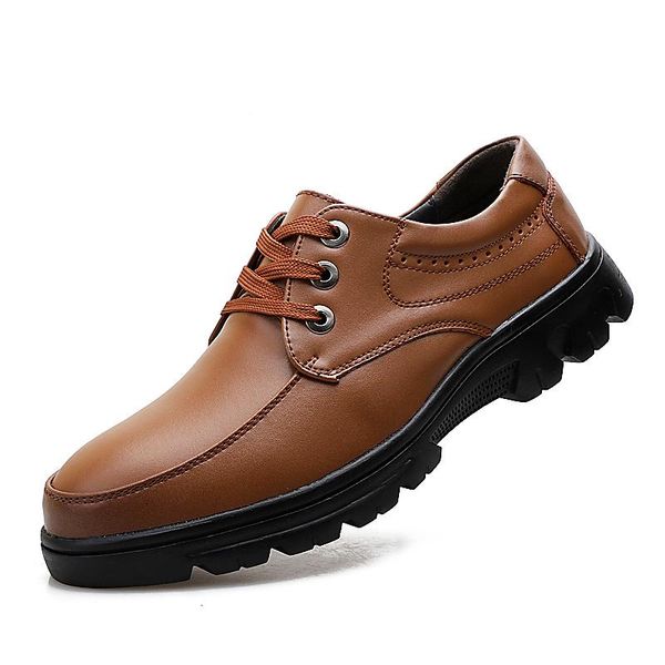 dress shoes men genuine leather comfortable casual footwear flats lace-up business, Black
dress shoes men genuine leather comfortable casual footwear flats lace-up business, Black