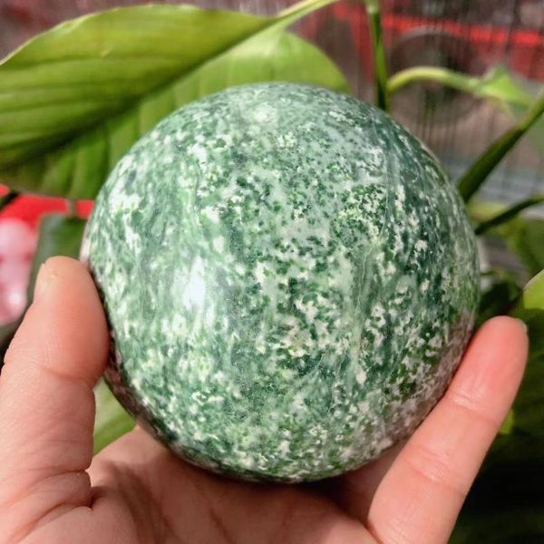 decorative objects & figurines beautiful natural green agate ball energy healing reiki ornaments
decorative objects & figurines beautiful natural green agate ball energy healing reiki ornaments