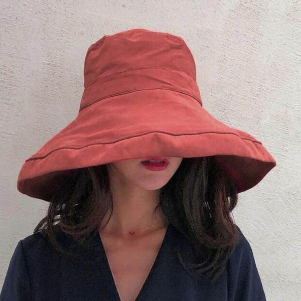 outdoor hats chamsgend bucket hat women japanese foldable solid color leides fisherman elegant beach summer big brim chapeau femme, Black;white
outdoor hats chamsgend bucket hat women japanese foldable solid color leides fisherman elegant beach summer big brim chapeau femme, Black;white