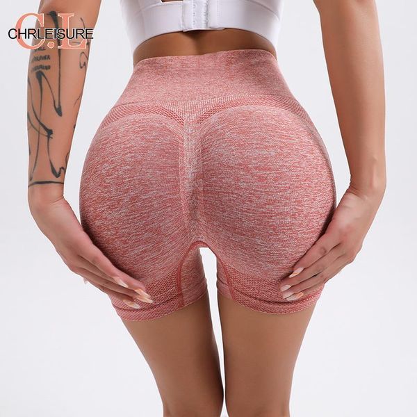 women's shorts chrleisure sports woman seamless high waist quality gym clothing women summer 2021, White;black