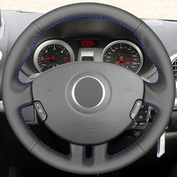 steering wheel covers black leather custom car hand-stitched cover for clio 3 2005-2013
steering wheel covers black leather custom car hand-stitched cover for clio 3 2005-2013