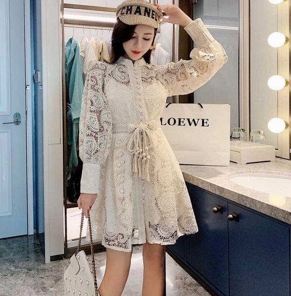 autumn designer embroidery floral lace hollow out dres's puff sleeve tassel lace-up solid color 210531, Black;gray
autumn designer embroidery floral lace hollow out dres's puff sleeve tassel lace-up solid color 210531, Black;gray
