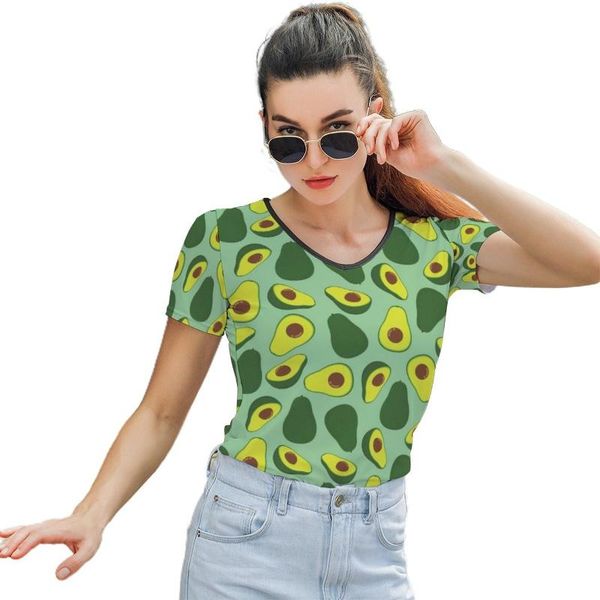 women's t-shirt avocado t shirt print lady funny summer short-sleeve o neck polyester tshirt, White
women's t-shirt avocado t shirt print lady funny summer short-sleeve o neck polyester tshirt, White