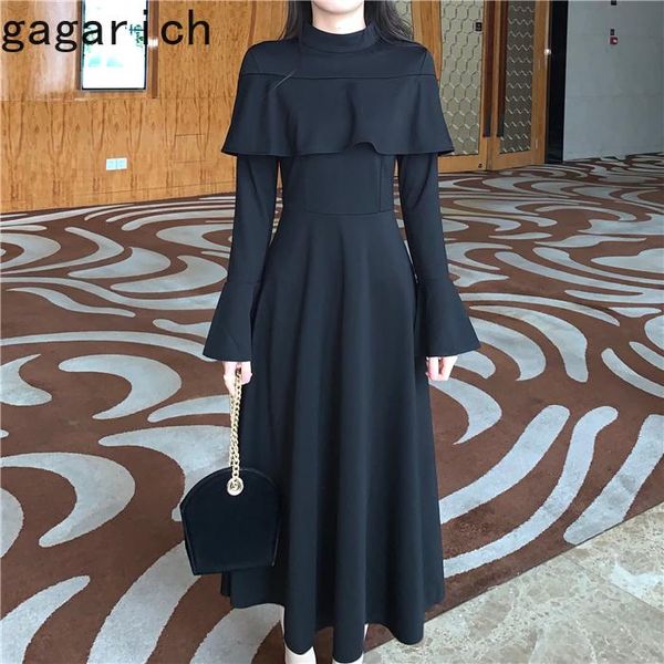 gagarich women dress 2021 new autumn winter temperament lotus leaf edge waist thin flared sleeve vestidos tide elegant ladies, Black;gray
gagarich women dress 2021 new autumn winter temperament lotus leaf edge waist thin flared sleeve vestidos tide elegant ladies, Black;gray