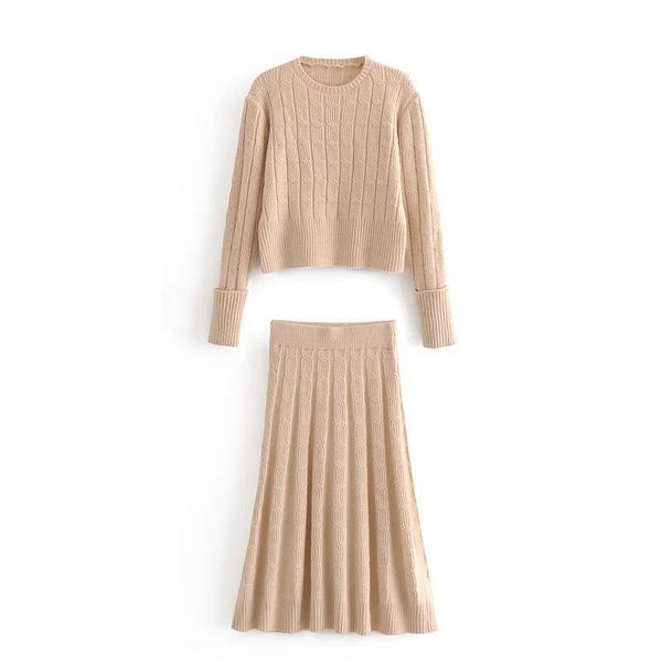 two piece dress long-sleeved loose sweater and half-length skirt women's suit solid lady elegant o-neck 2 set, White
two piece dress long-sleeved loose sweater and half-length skirt women's suit solid lady elegant o-neck 2 set, White