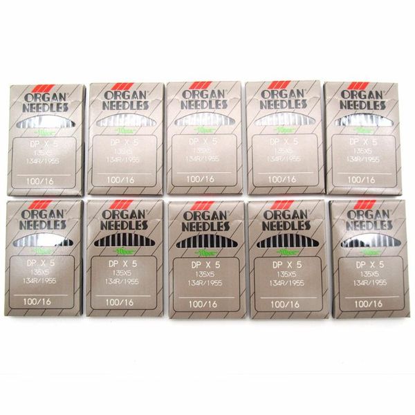 100 organ 135x5 dpx5 1955 sy1955 industrial sewing machine needles fit for adler 67, 69, 167, 267, 396, 971, Black
100 organ 135x5 dpx5 1955 sy1955 industrial sewing machine needles fit for adler 67, 69, 167, 267, 396, 971, Black