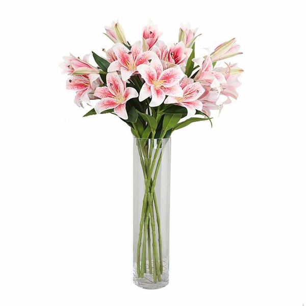 decorative flowers & wreaths simulation lily wedding bridal fake flower bouquet lover gift diy floral family party decoration display eterna
decorative flowers & wreaths simulation lily wedding bridal fake flower bouquet lover gift diy floral family party decoration display eterna