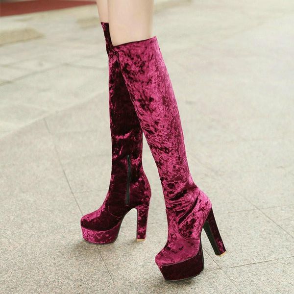 boots corduroy over the knee women fashion sqaure high heels platform zipper long autumn winter shoes woman 2021, Black
boots corduroy over the knee women fashion sqaure high heels platform zipper long autumn winter shoes woman 2021, Black