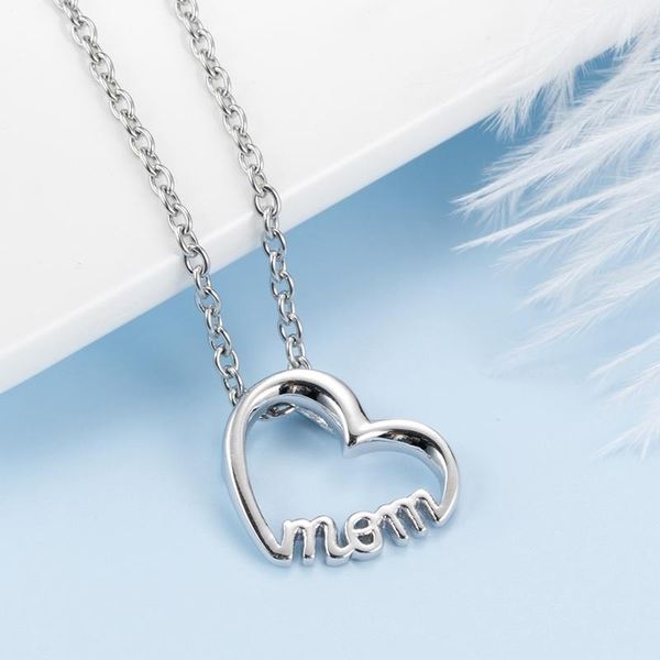 pendants zpams jewelry 316l stainless steel necklace women choker heart mom pendant personalized love mother's day gift, Black
pendants zpams jewelry 316l stainless steel necklace women choker heart mom pendant personalized love mother's day gift, Black