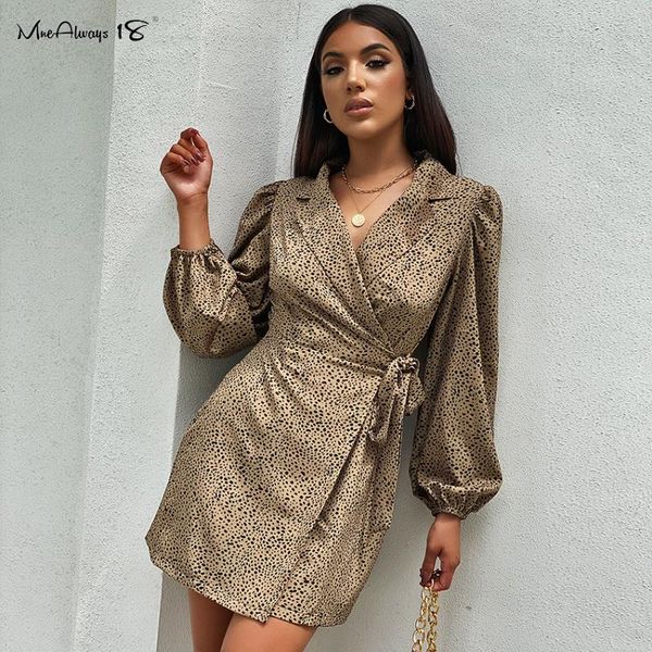mnealways18 vintage leopard print short dress women long sleeve lace up a-line dress female turn down collar loose dresses, Black;gray
mnealways18 vintage leopard print short dress women long sleeve lace up a-line dress female turn down collar loose dresses, Black;gray