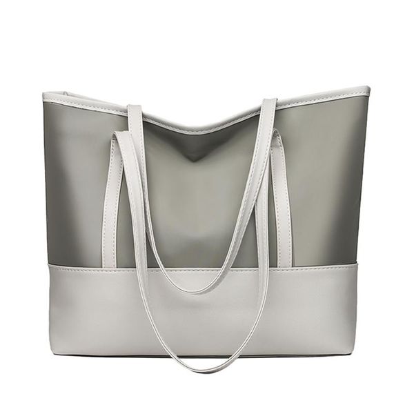evening bags women contrast color oxford pu leather splicing shoulder bag female large capacity tote fashion shopping bolso movil
evening bags women contrast color oxford pu leather splicing shoulder bag female large capacity tote fashion shopping bolso movil