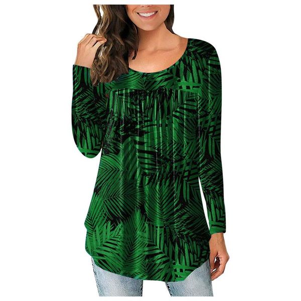 women's blouses & shirts women shirt blouse floral printed round neck long sleeve casual tunic o fashion woman, White
women's blouses & shirts women shirt blouse floral printed round neck long sleeve casual tunic o fashion woman, White